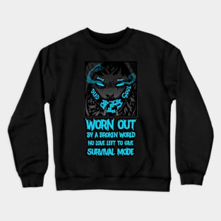 DEAD SOUL (Broken World BLUE) Crewneck Sweatshirt